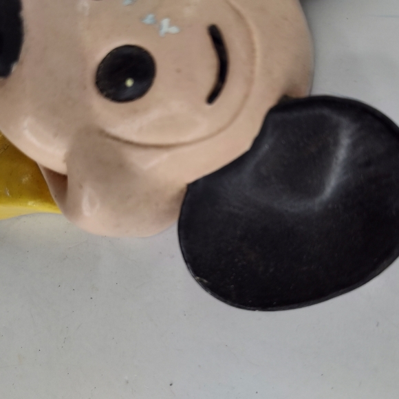 Vintage Mickey Mouse Face Bust Chalkware As Is HTF - Picture 9 of 11